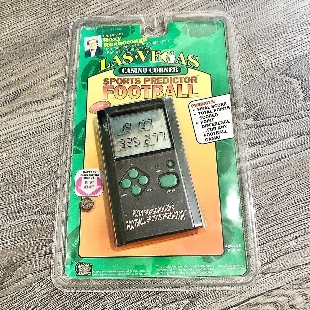 Roxy Roxborough Las Vegas Football Sports Predictor Handheld Electronic NEW